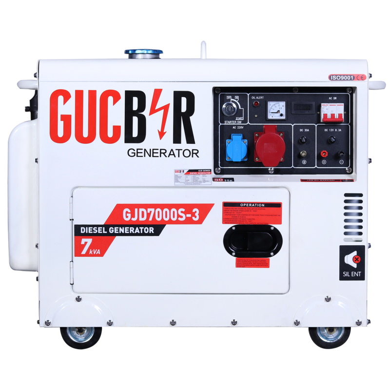 Генератор дизельний GUCBIR 3 фази (220/380В), 4,8кВт, (GJD7000-S3)